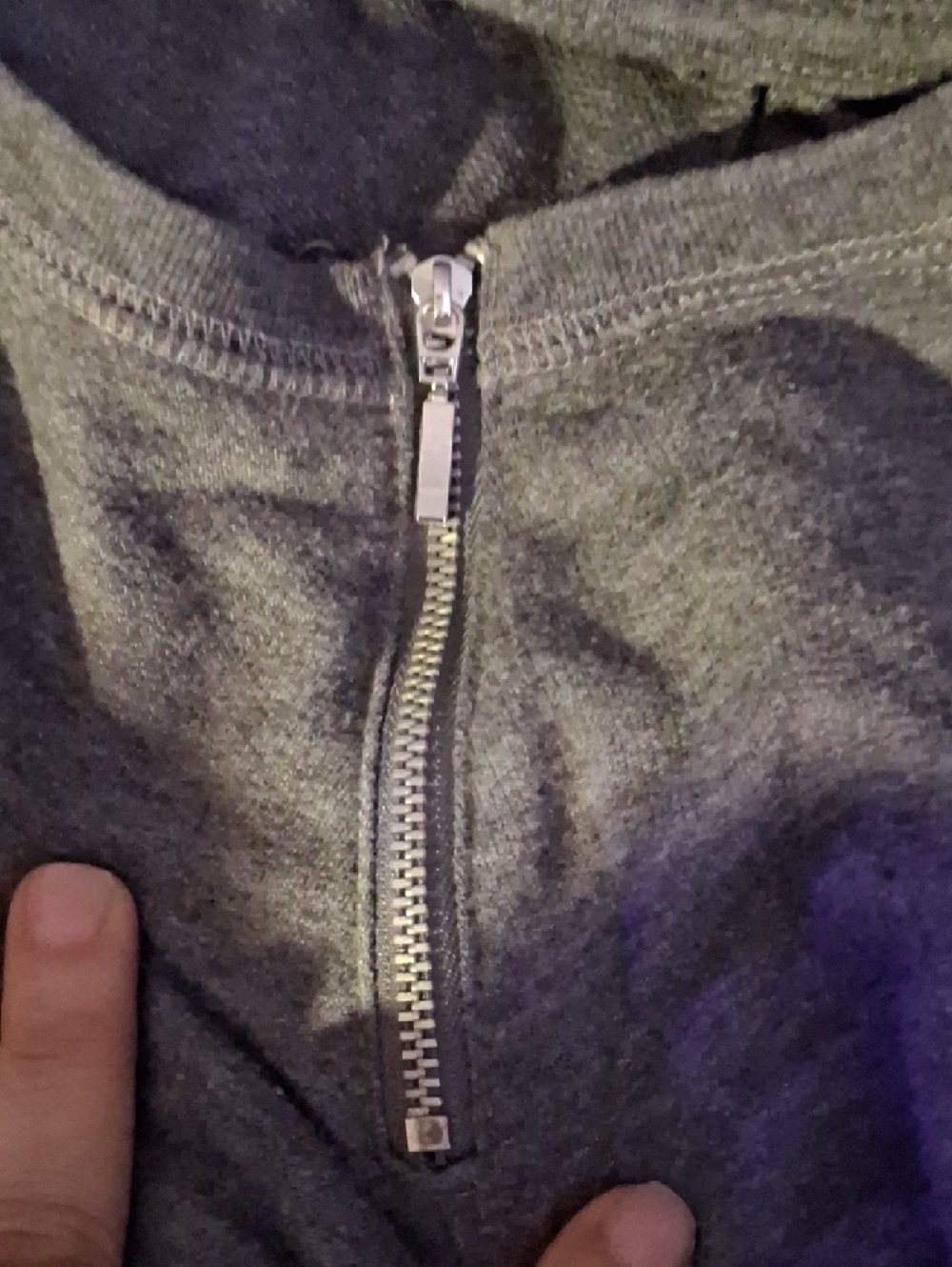 Rock & Republic Grey Rhinestone 'ROCK' Sweatshirt - Picture 3 of 5
